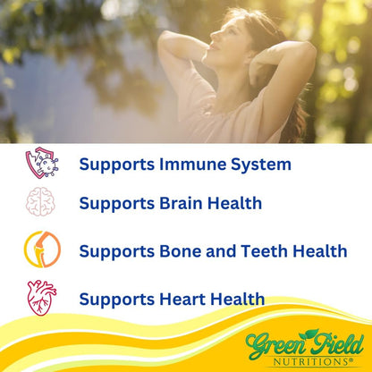 Greenfield Nutritions Halal Vitamin D3 5000 IU (125 mcg) Softgels – 120 Pack