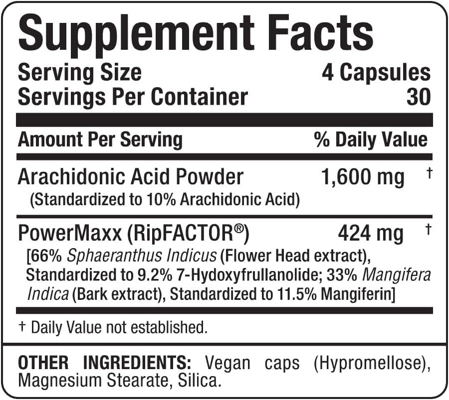 ALLMAX Essentials Arachidonic Acid+ - 120 Capsules - görsel 2