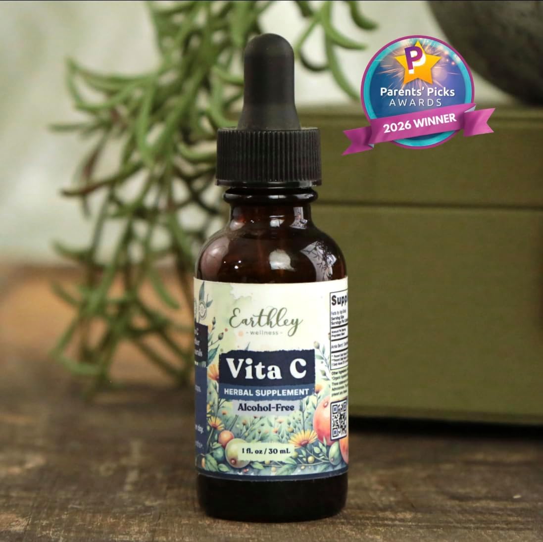 Earthley Wellness Vita-C – Natural Whole Food Vitamin C Tincture (2 oz) - görsel 5