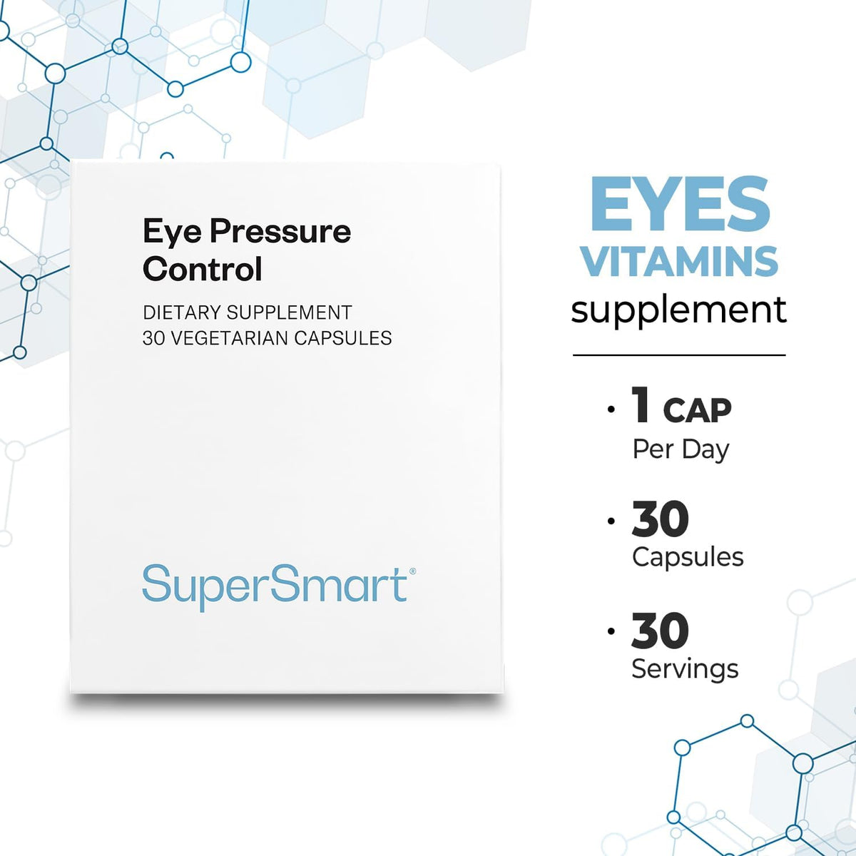 Eye Pressure Control - with Mirtoselect Bilberry Extract & Pycnogenol Pine Bark Extract - 30 Vegetarian Capsules - görsel 5