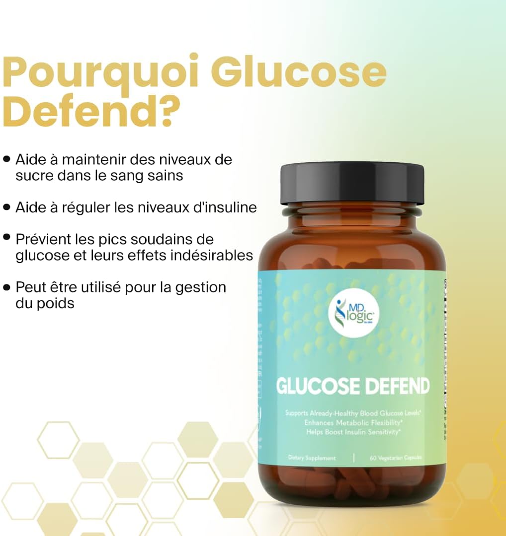 Glucose Defend Featuring Berberine, Alpha-Lipoic Acid, CinSulin® Cinnamon, Crominex 3+®, Momordica Charantia Extract, Vanadium - 60 Vegan Capsules - görsel 2