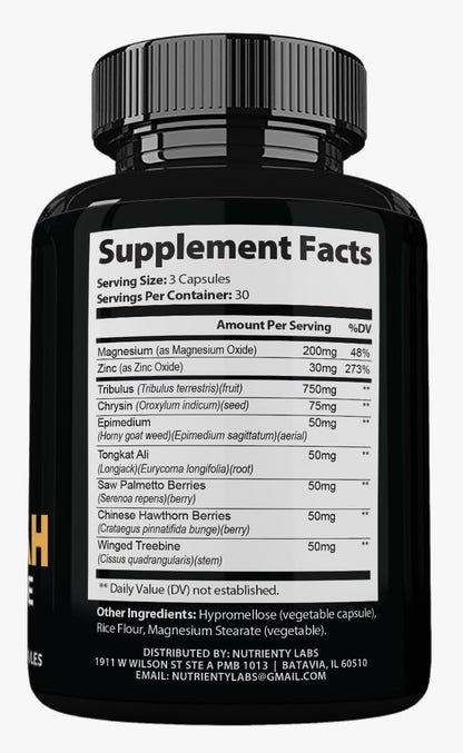 Zonata Savannah Black Surge, 90 Capsules