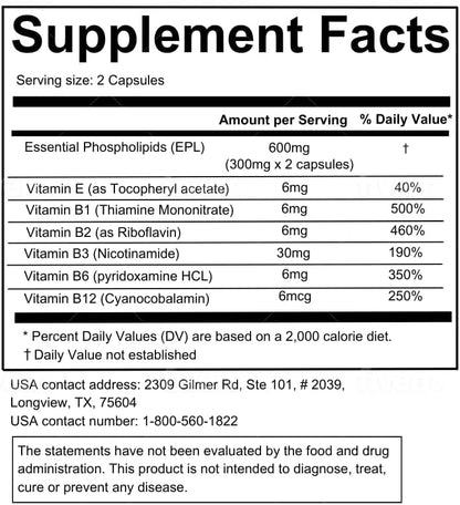 Essentiale Extreme – Liver Support Supplement with Essential Phospholipids (100 Capsules)