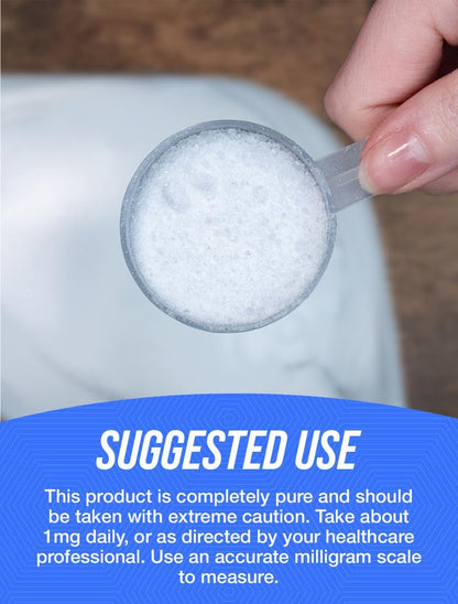 BulkSupplements.com Pure Biotin Powder - Vitamin B7, 1 mg per Serving, 1 kg - Professional Grade