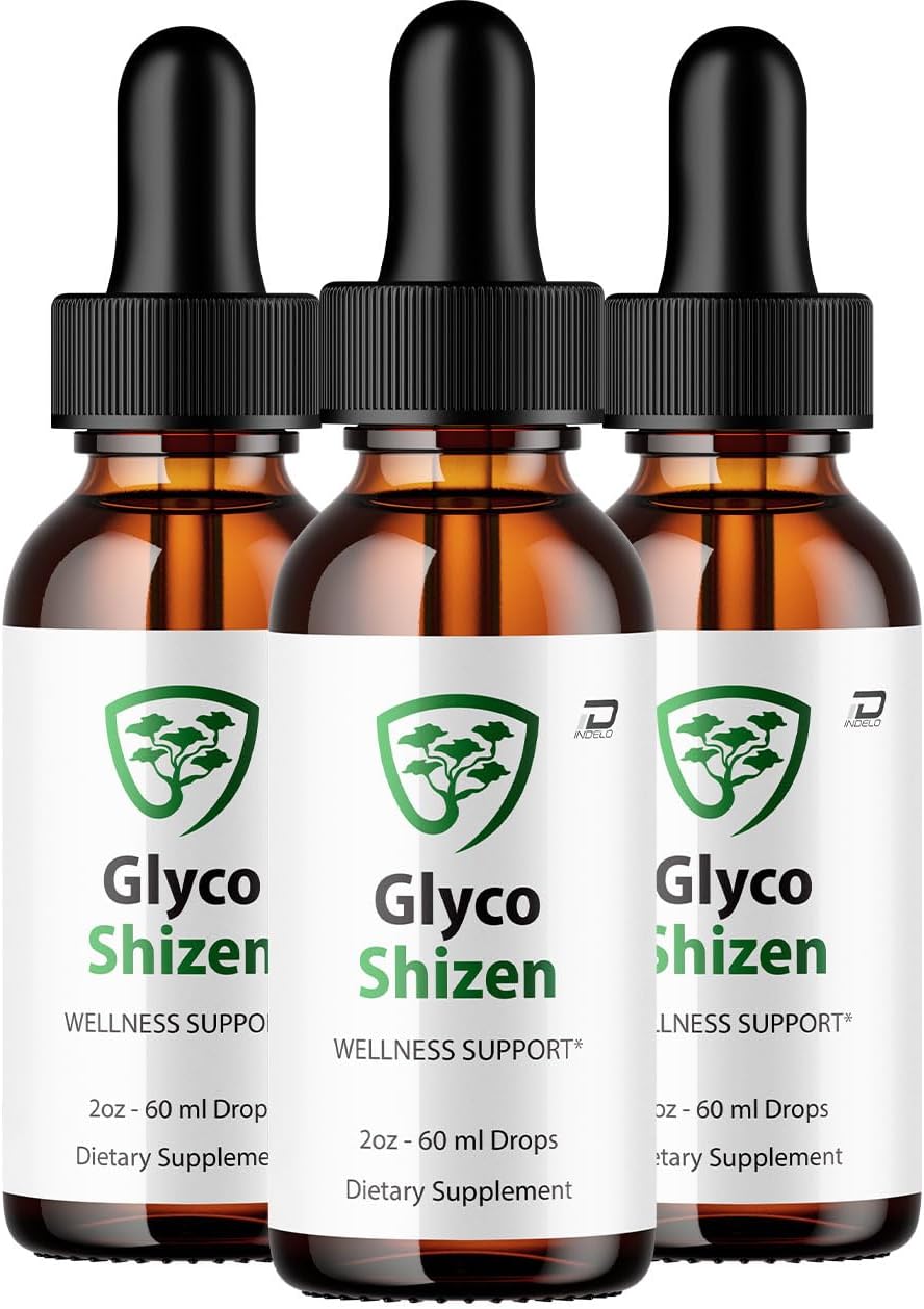 Glyco Shizen Healthy Formula – Extra Strength Liquid Drops, 3 Pack - görsel 1