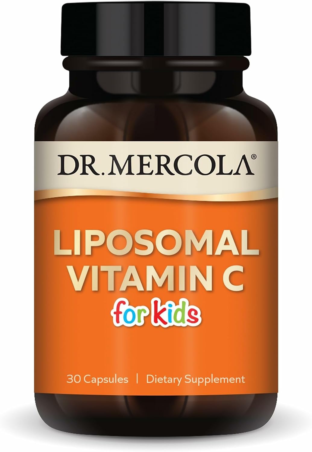 Dr. Mercola Liposomal Vitamin C for Kids - 125 mg - 30 Capsules - görsel 1