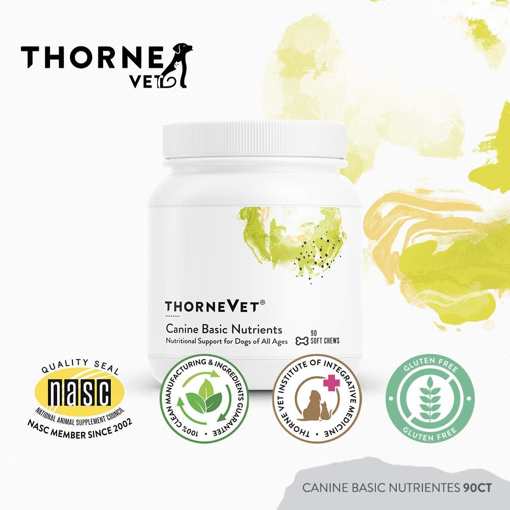 ThorneVET Canine Basic Nutrients – Multivitamin Support for Dogs, 90 Soft Chews - görsel 7