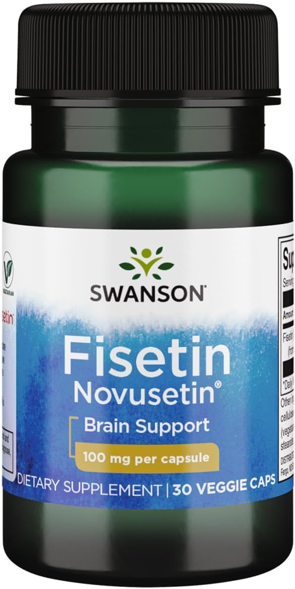 Swanson Fisetin 100 mg – 30 Vegan Capsules - görsel 1