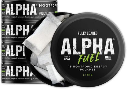 Fully Loaded Alpha Fuel Nootropic Pouches (Lime Fuel)