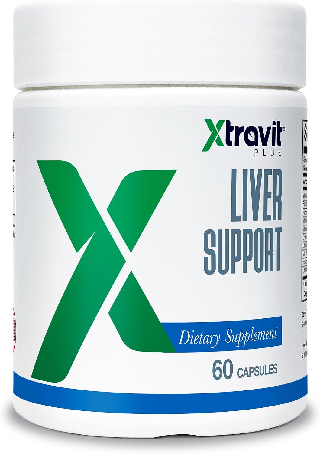 Xtravit Liver Support Supplement – Natural Detox Formula for Men & Women, 60 Capsules - görsel 1