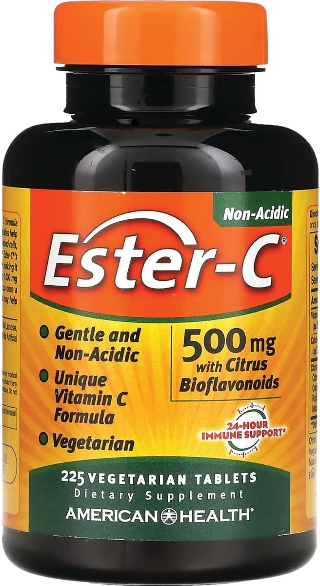 Ester-Vitamin C with Citrus Bioflavonoids 500 mg 225 Vegan Tablets - görsel 1