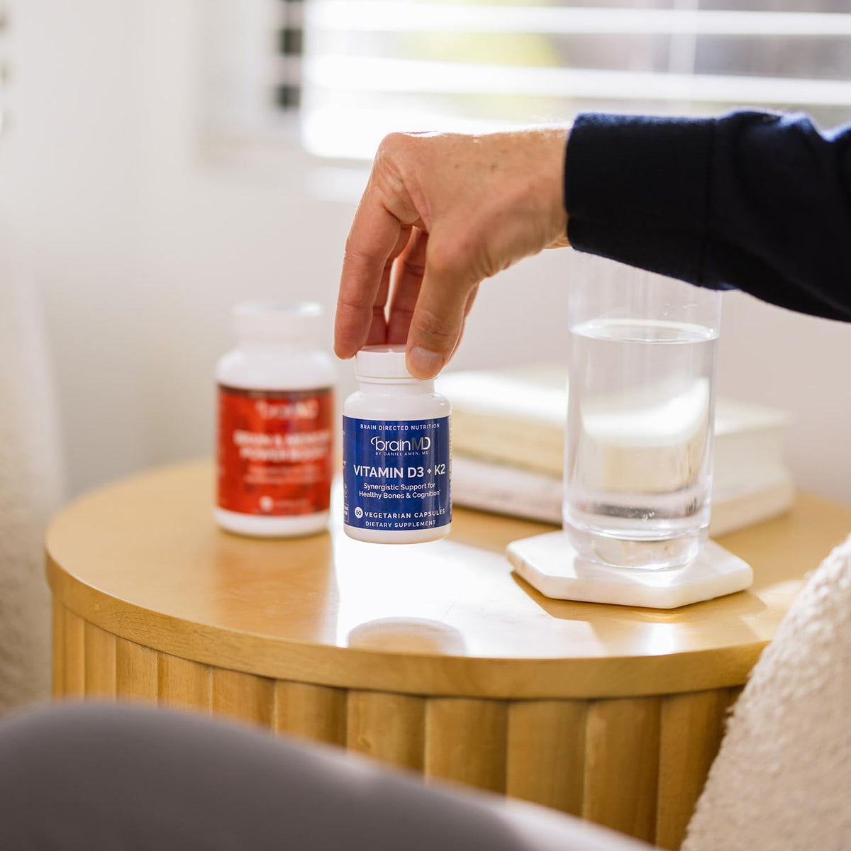 BRAINMD Vitamin D3 + K2, 60 Capsules - görsel 9