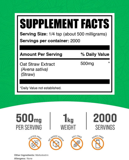 Oat Straw Extract Powder - 1kg