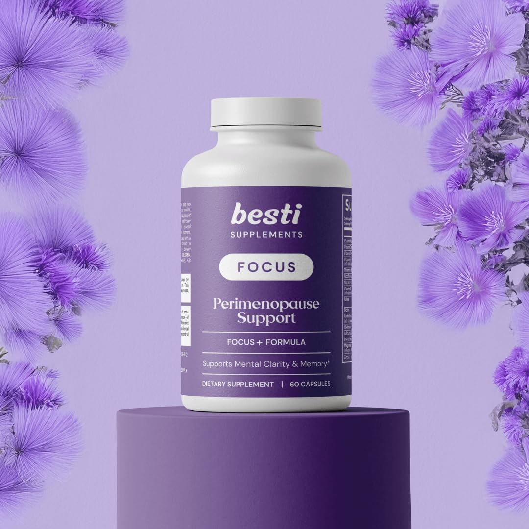 Besti Supplements Focus - Perimenopause Support with Focus+ Formula, 60 Capsules - görsel 5