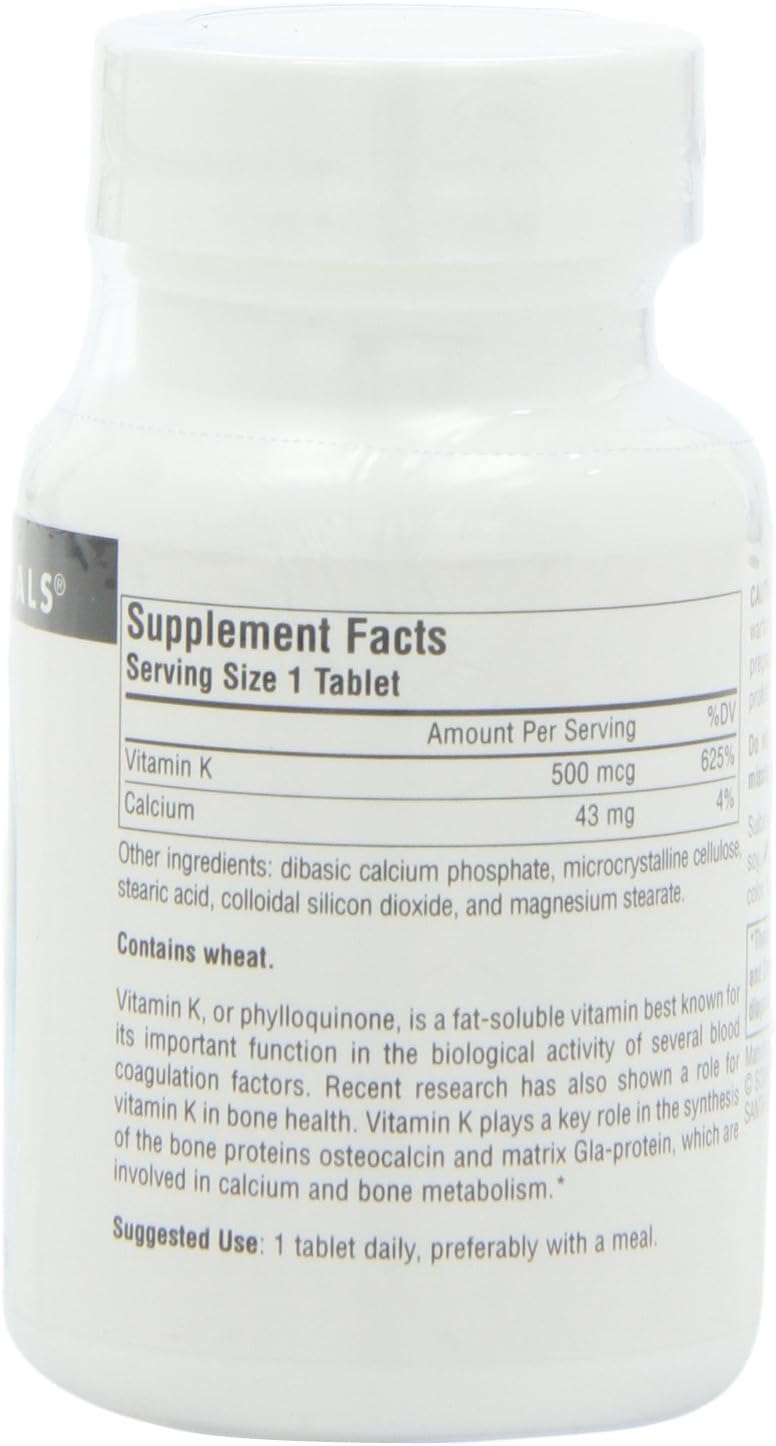 Source Naturals Vitamin K, Supports Normal Bone Health, 100 Tablets - görsel 5