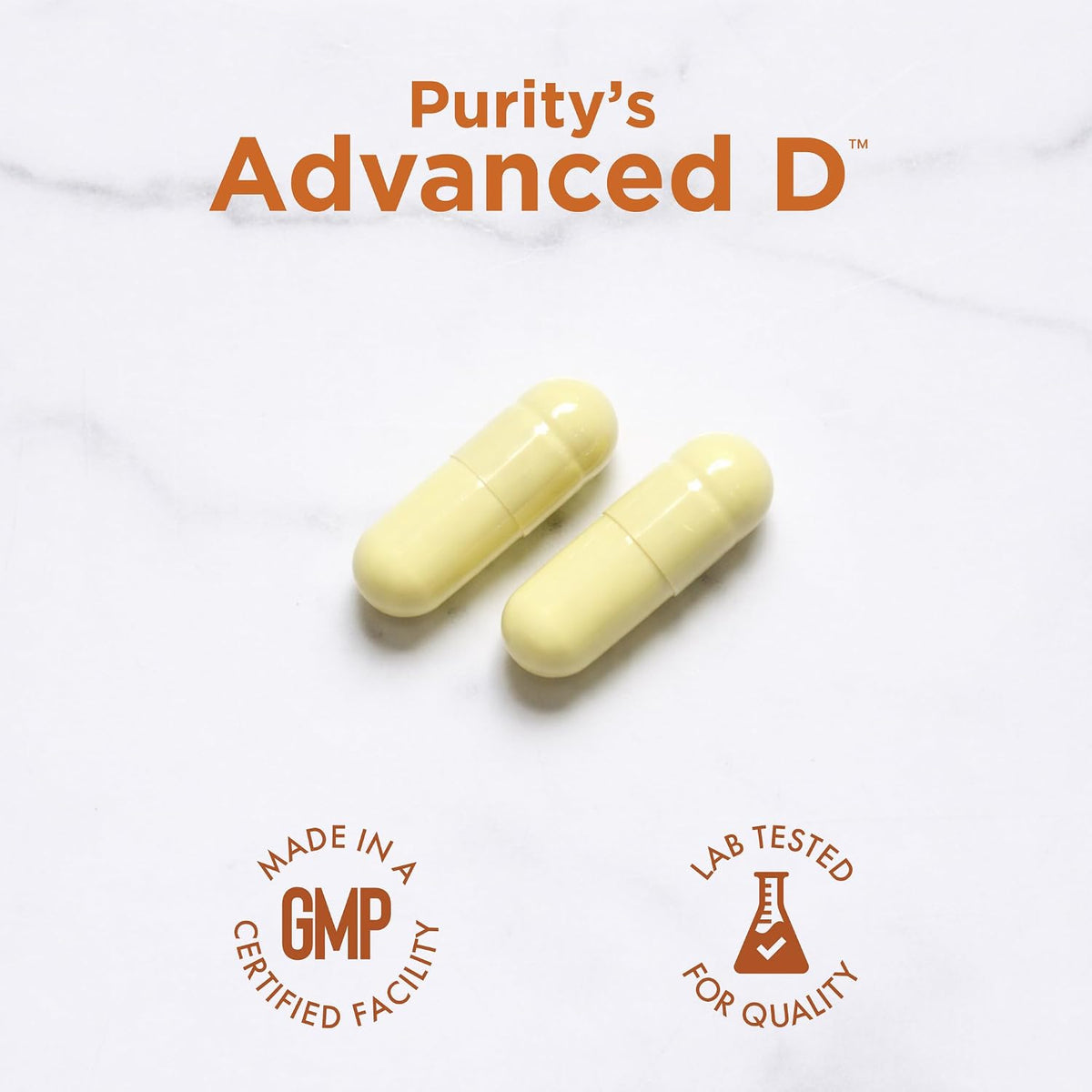 Purity Products Advanced D - Vitamin D3 Super Formula with K2, Zinc, Magnesium, Boron & Taurine - 60 Vegan Capsules - görsel 7