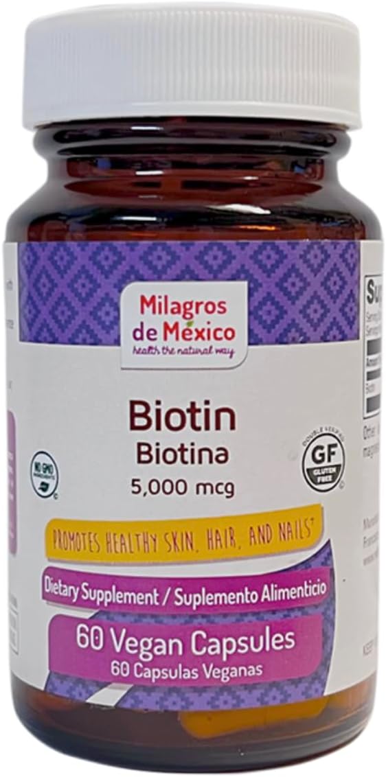 Biotin 5000 mcg, 60 Capsules - görsel 1