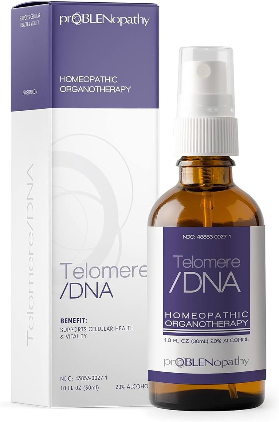 proBLENopathy Telomere Lengthening Supplement Liquid Oral Spray – 30-Day Supply, 30 ml - görsel 1