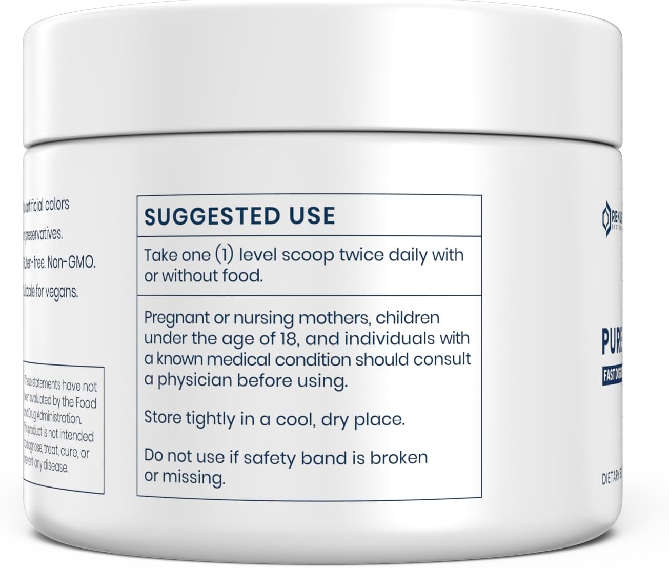Renue By Science NMN Powder - 100g Pure Crystalline Nicotinamide Mononucleotide, Sublingual Fast-dissolving - görsel 2