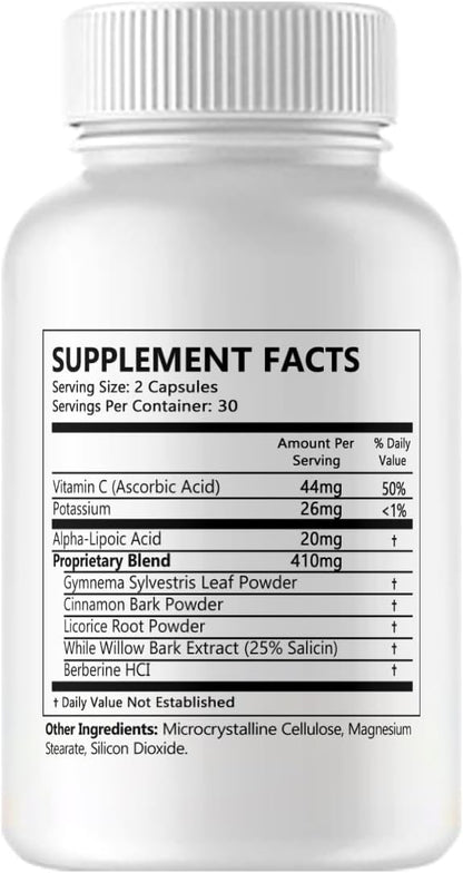 kivus Blood Sugar Complete – Blood Sugar Support Food Supplement, 60 Capsules