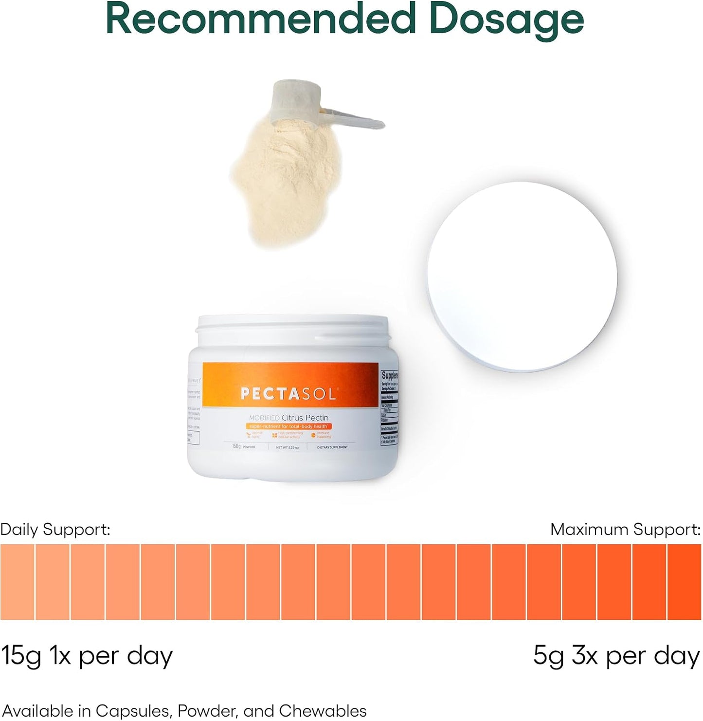 PectaSol Modified Citrus Pectin – 150g Powder – Total-Body Health Supplement - görsel 7