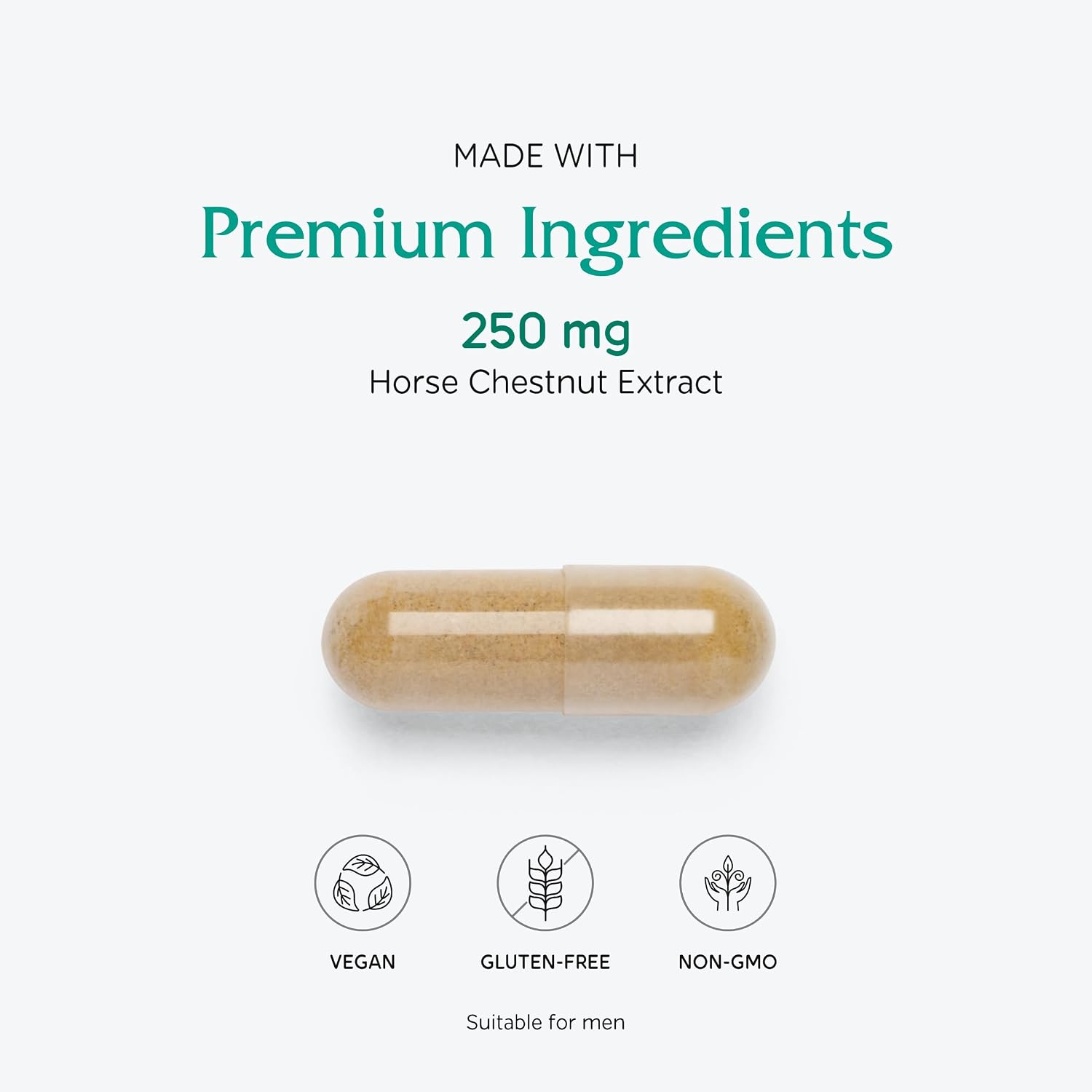 Vitanica Horse Chestnut - Vein Health Support Supplement - görsel 4