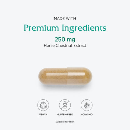 Vitanica Horse Chestnut - Vein Health Support Supplement