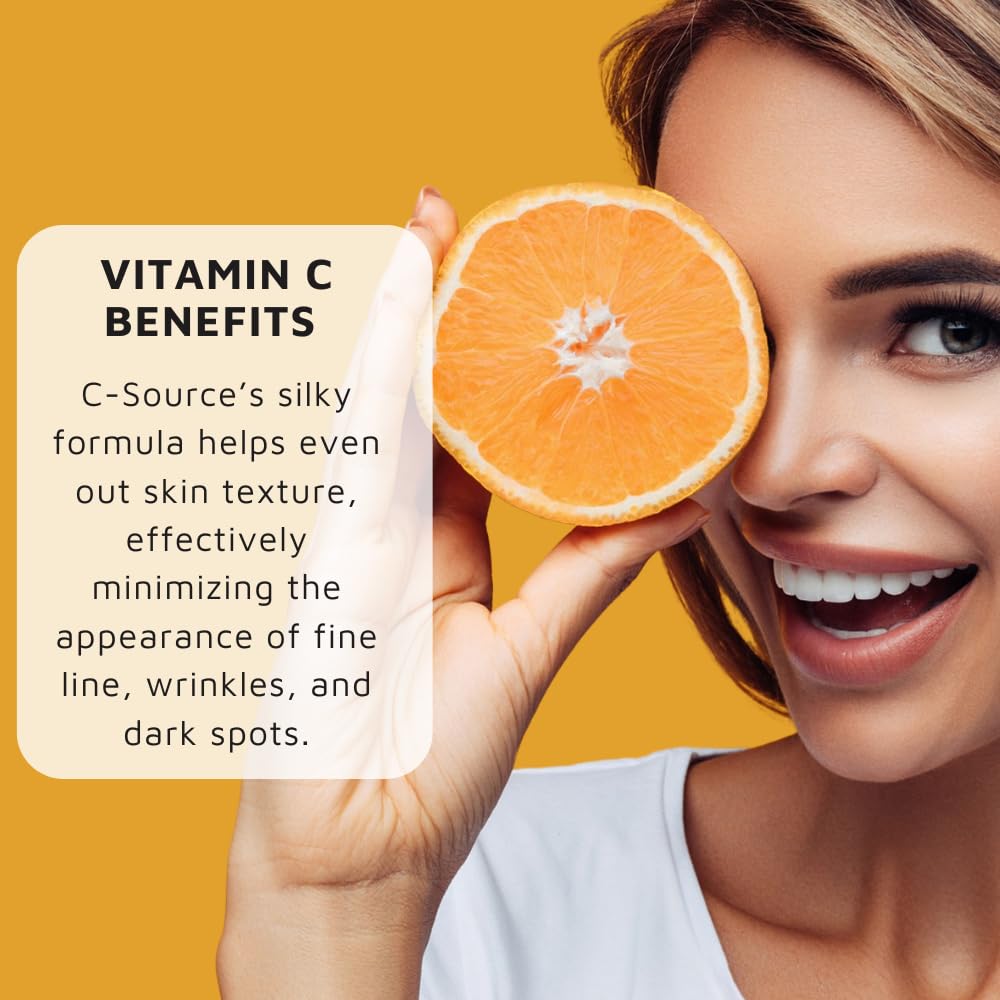 C-Source 12% Vitamin C Serum Capsules for Face - 30 Capsules - görsel 2