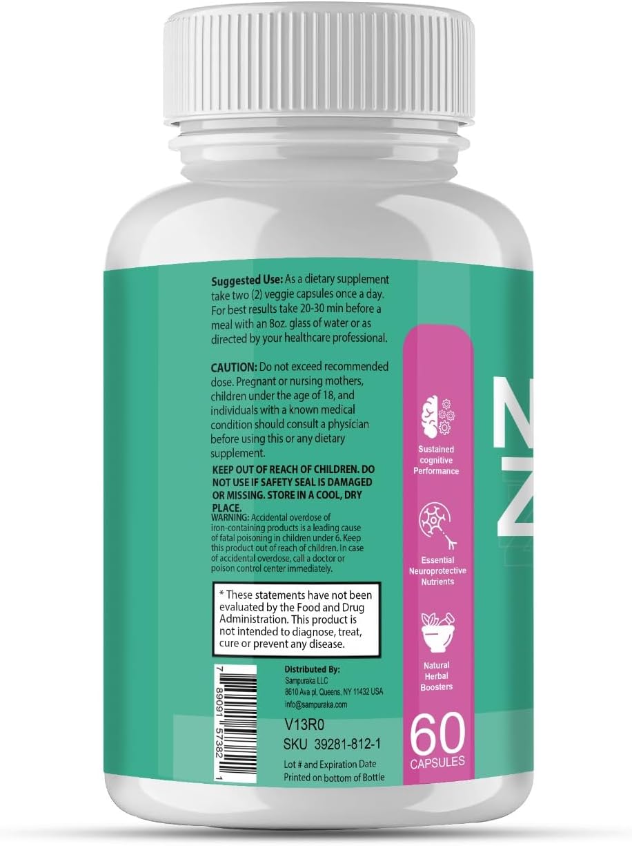 Neuro Zoom New Advanced Formula Food Supplement (2 Packs) - görsel 2