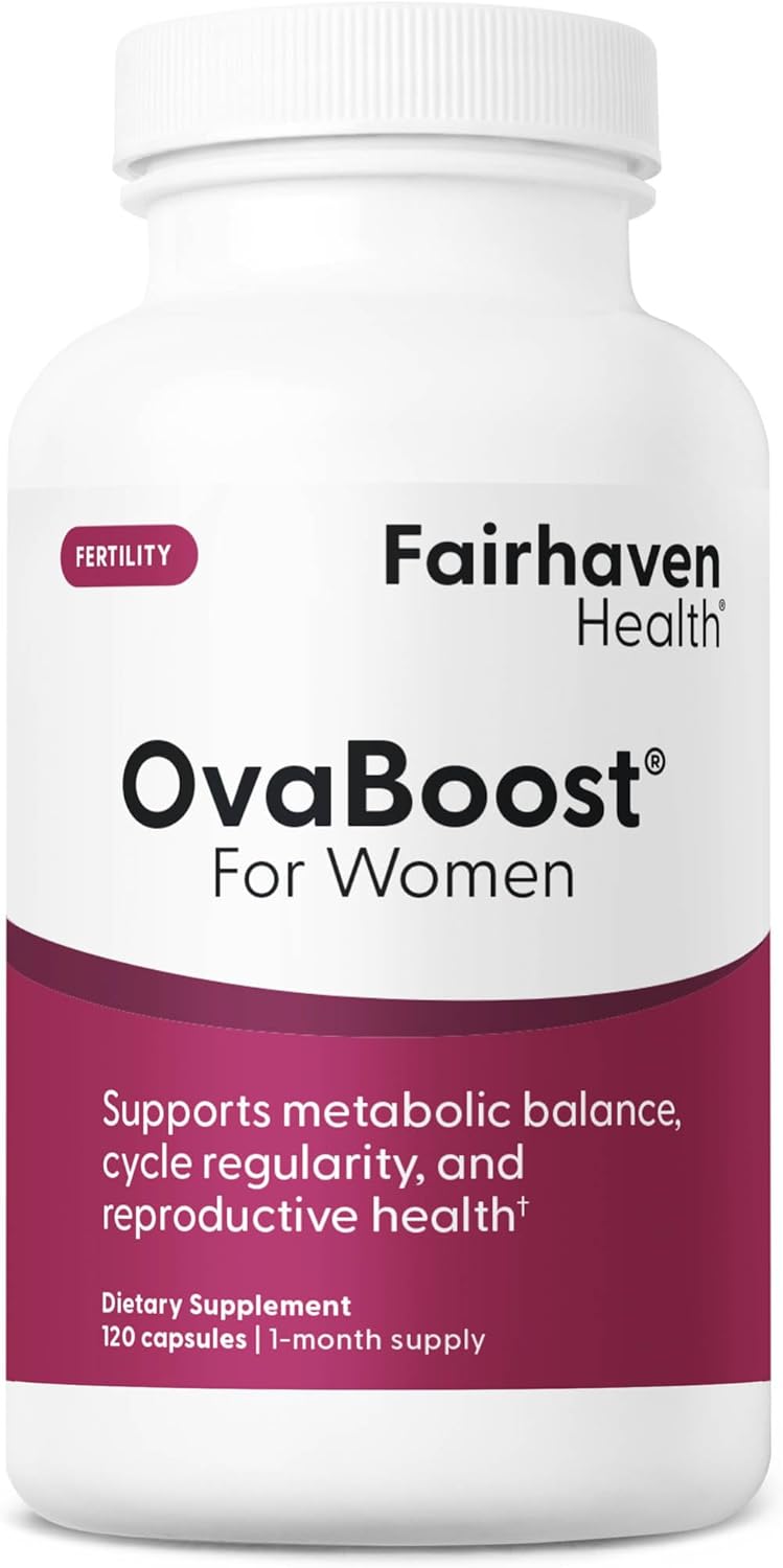 Fairhaven Health OvaBoost Fertility Supplement for Women - 120 Capsules - görsel 1