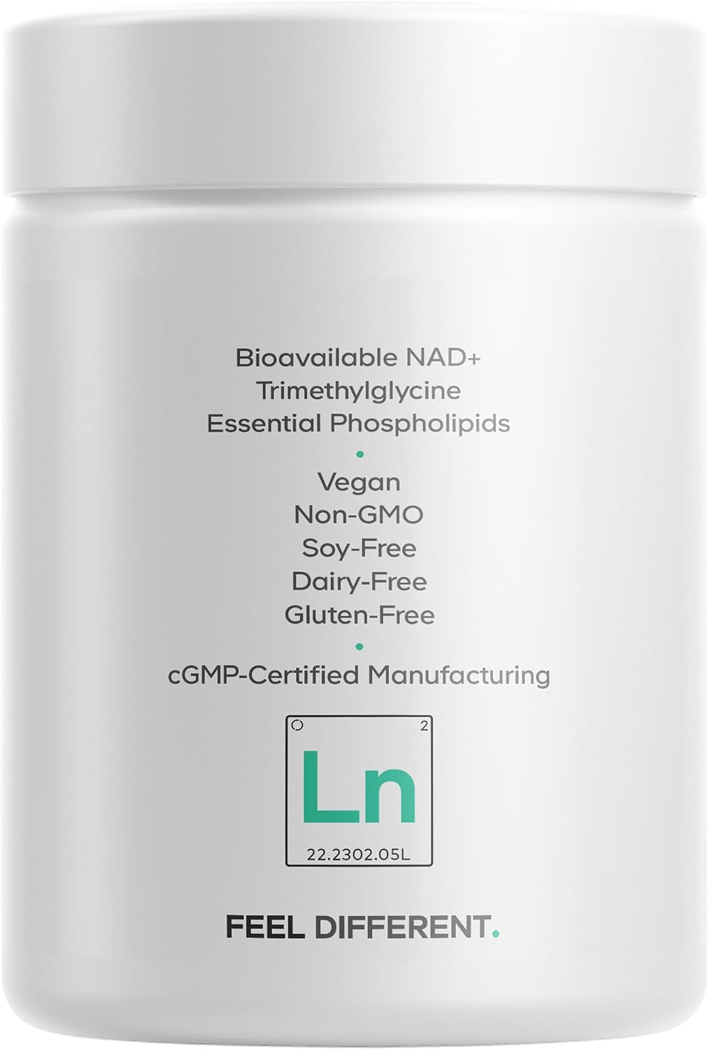 Codeage Liposomal NAD+ Supplement - 500 mg NAD+ with Betaine Anhydrous - 60 Capsules - görsel 9