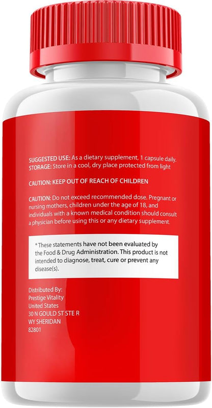 Blood Balance Capsules – Advanced Supplement for Normal Levels – All-Natural Formula – 2 Pack (120 Capsules per Bottle)
