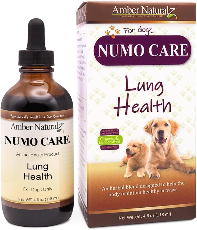 Amber NaturalZ Numo Care Respiratory Support for Dogs - Herbal Lung Formula (118 ml) - görsel 1