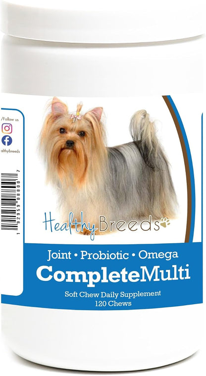 Healthy Breeds Yorkshire Terrier All-in-One Multivitamin Soft Chews 120 Count