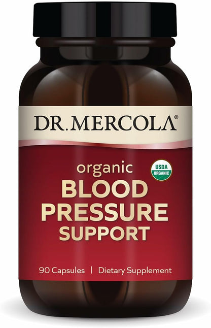 Dr. Mercola Organic Blood Pressure Support – High Potency Grape Seed Extract – 30 Capsules