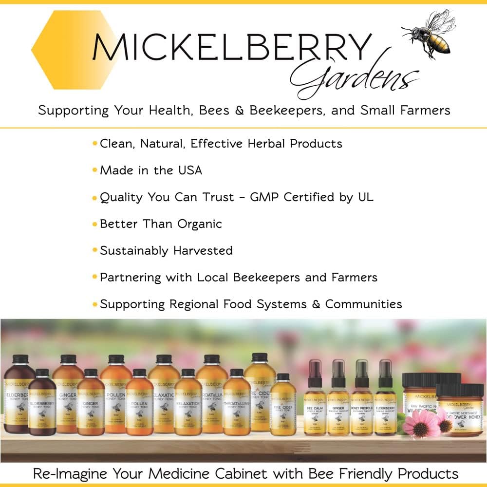Mickelberry Gardens Bee Pollen Granules 6oz (170g) - Raw Superfood Rich in Protein - görsel 8