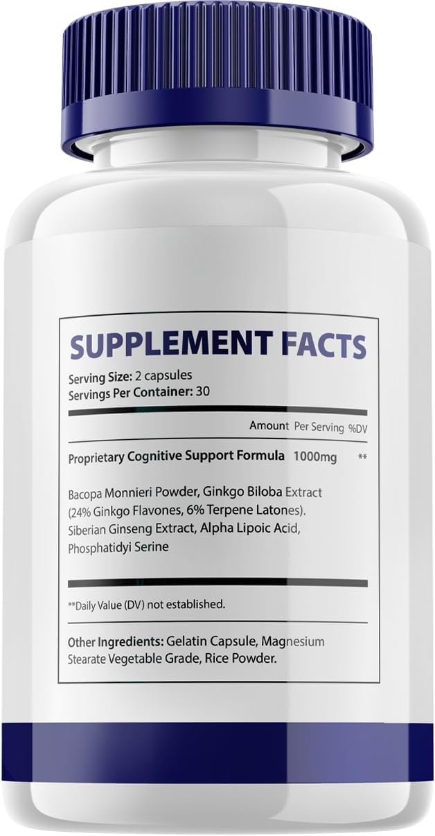 Mindful Wellness Advanced Brain Saviour - Cognitive Support Supplement (3 Pack, 180 Capsules) - görsel 2