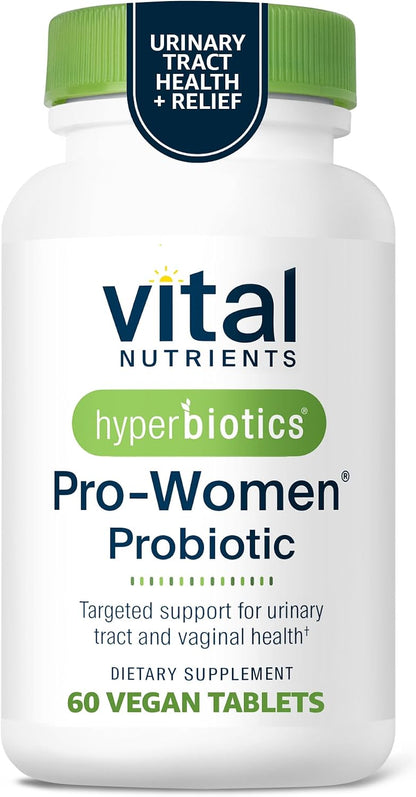 Hyperbiotics Pro Women Probiotic – 6 Targeted Strains for Vaginal & Urinary Health – 60 Vegan Tablets