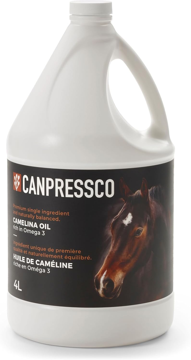 Canpressco Camelina Oil for Pets - 4 Litre Jug with Pump - görsel 1