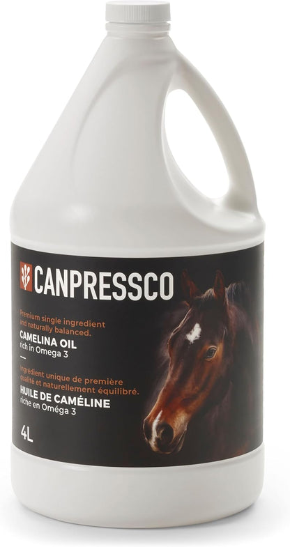 Canpressco Camelina Oil for Pets - 4 Litre Jug with Pump