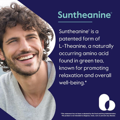 BESTVITE Double Strength Suntheanine L-Theanine 200mg – Patented & Clinically Studied – 60 Vegetarian Capsules – Vegan – No Stearates – Non GM – Gluten-free – Relaxation Support