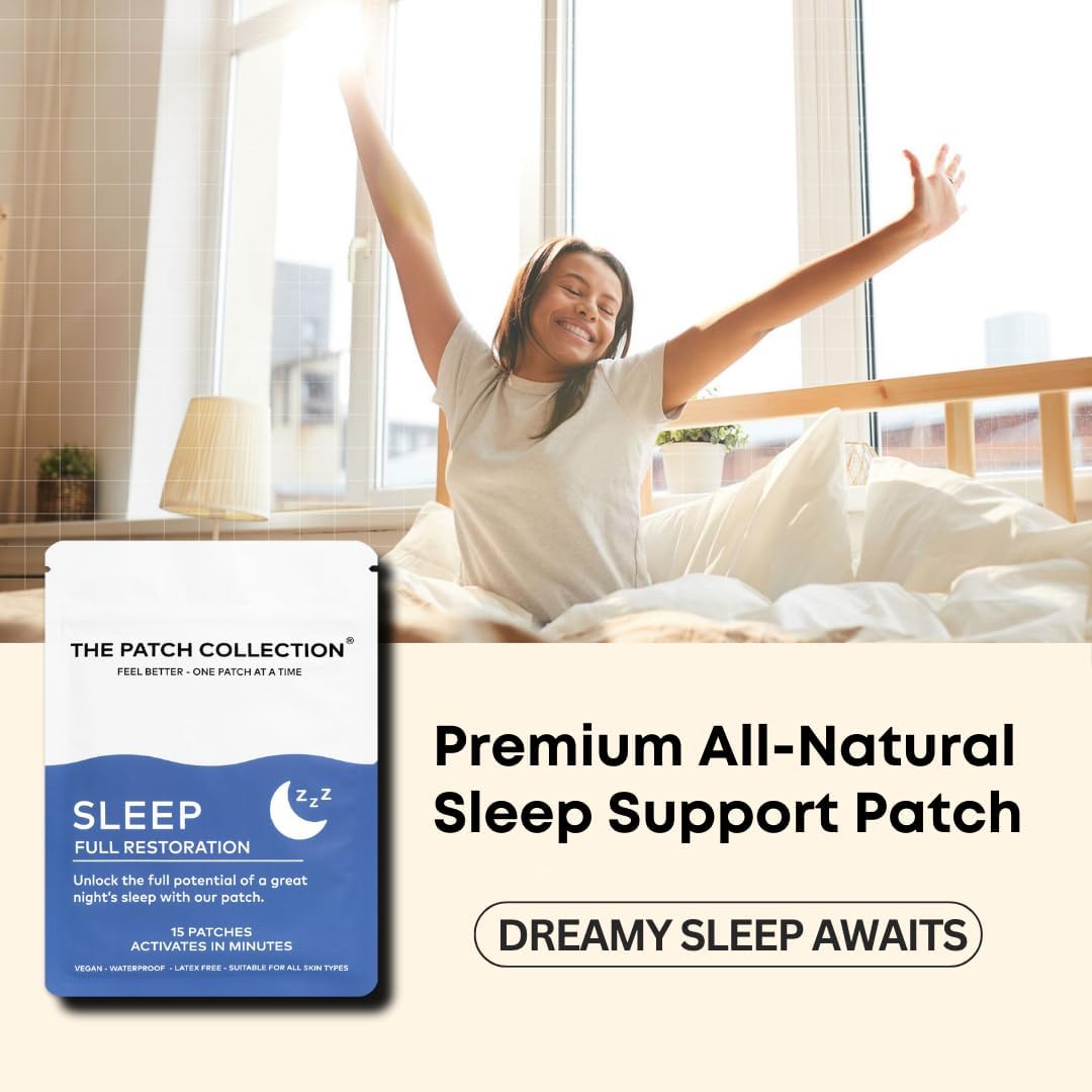 The Patch Collection Deep Sleep Aid Patches – Melatonin, Valerian Root, Passion Flower & Magnesium (15 Patches) - görsel 2