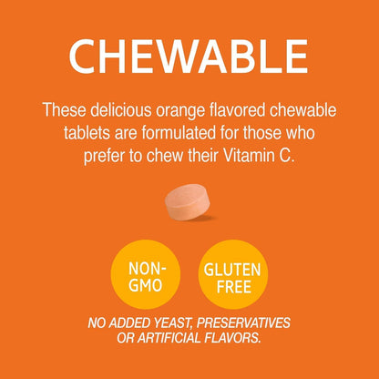 21st Century C-500 Orange – 110 Chewable Tablets, Pack of 3
