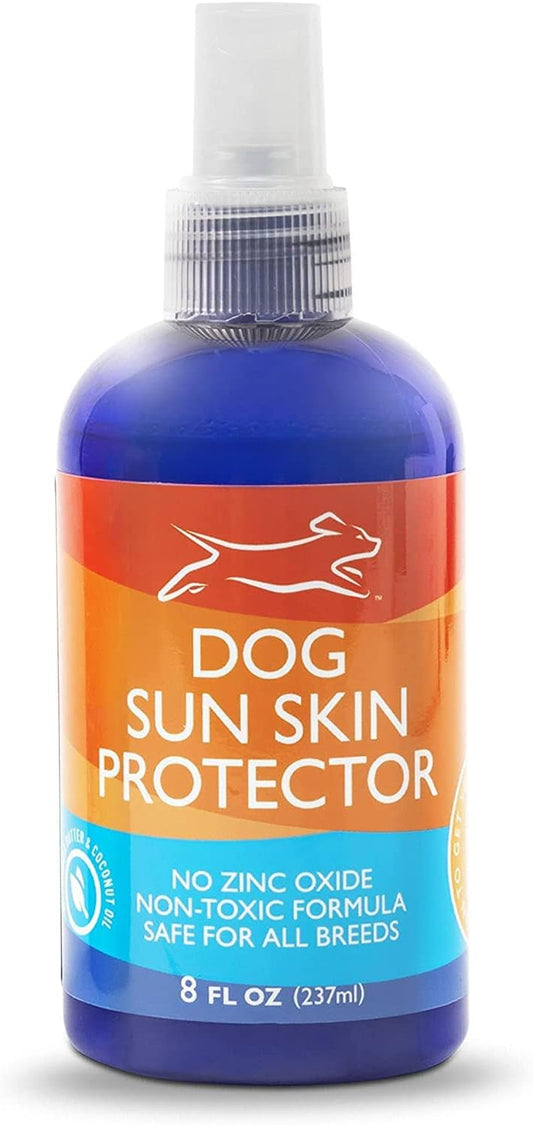 EBPP Dog Sunscreen Sun Skin Protector Spray 240 ml - Safe for All Breeds with No Zinc Oxide - Pet Protection and Moisturiser for Skin, Coat, Nose, Ears