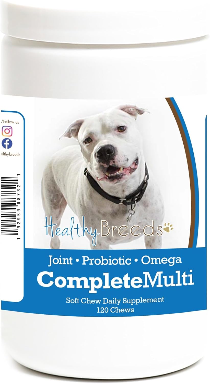 Healthy Breeds Pit Bull All in One Multivitamin Soft Chew 120 Count - görsel 1