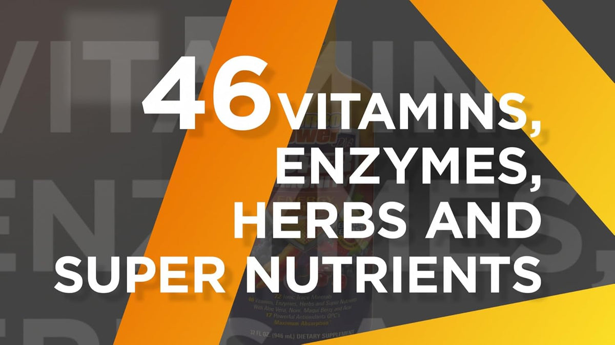 Liquid Vitamin Turbo Power Plus – 47 Vitamins, Enzymes, Vitamin D3, A, C, and Zinc for Men, Women, Teens, and Children - görsel 4