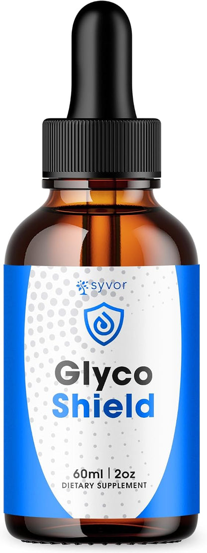 Glyco Shield Drops - Official Blood Support Food Supplement with Natural Ingredients (30 Servings)
