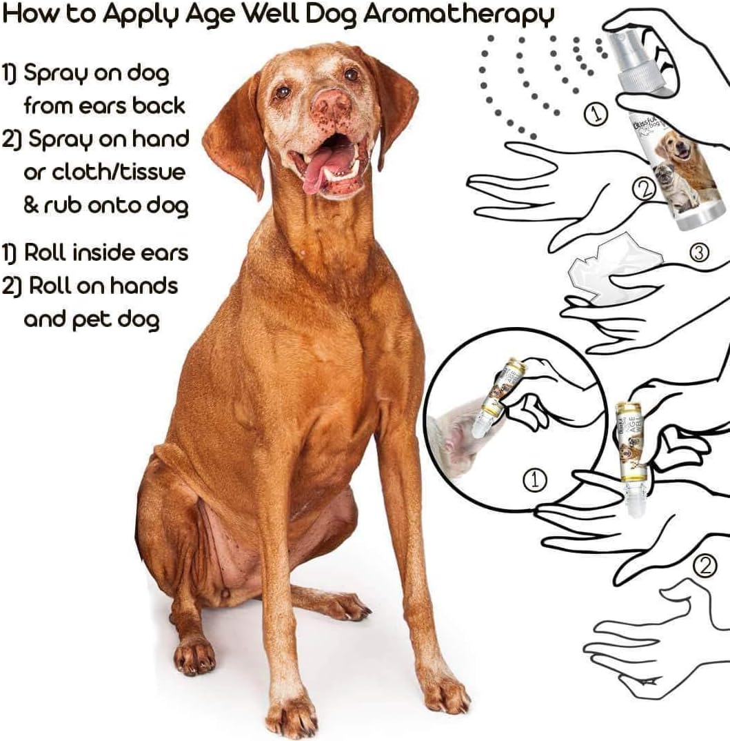 The Blissful Dog Vizsla Age Well Spray Aromatherapy - görsel 4