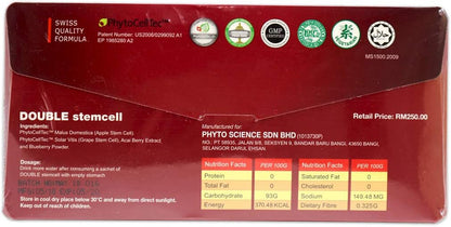 PhytoScience PhytoCellTec Apple & Grape Double Stem Cell Supplement - Swiss Quality Formula (12 Pack)