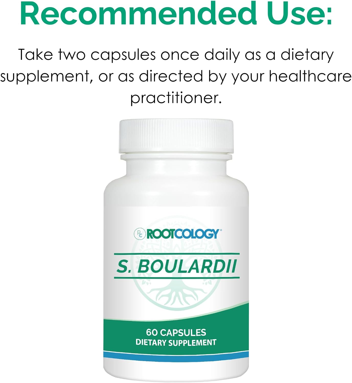 Rootcology S. Boulardii Probiotic Capsules – Shelf-Stable 10 Billion CFU, 60 Capsules - görsel 6